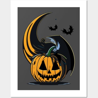 Halloween Pumpkin Posters and Art